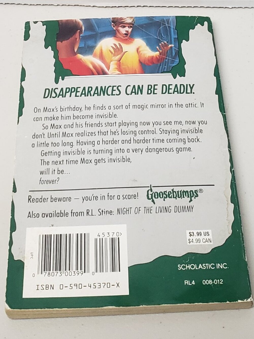 Goosebumps Book: Let's Get Invisible! - Picture 2 of 4